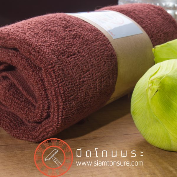 ผ้าเช็ดตัวพระสงฆ์ มีดโกนพระ siamtonsure 15x30 ผ้าขนหนูสังฆภัณฑ์