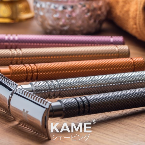 siamtonsure มีดโกนพระ มีดโกนถวายพระ kame คาเมะ 12XL สีส้มทอง ปลงผม โกนผม นิยมที่สุด ยอดนิยม ใช้ดี ไม่บาด