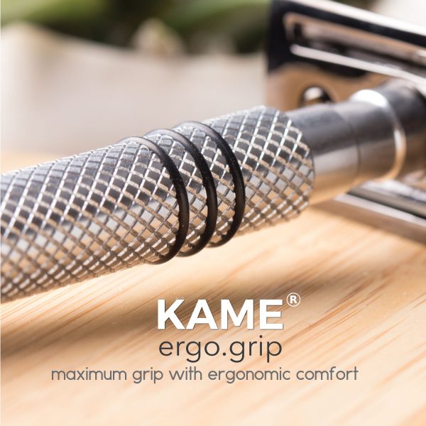 kame ไม่ลื่น แหวนด้ามมีดโกน คาเมะ ergo.grip eg